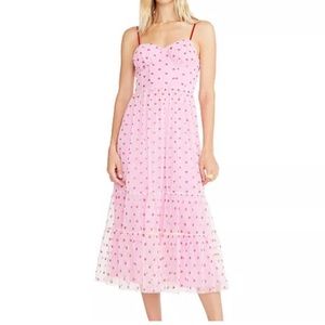 Betsey Johnson Foiled Hearts Dress